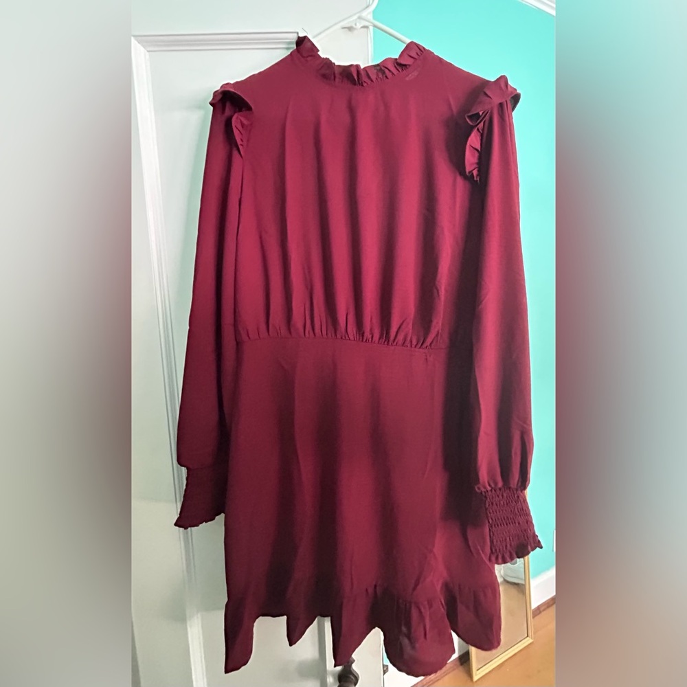 Maroon Rose & Remington dress in size L!